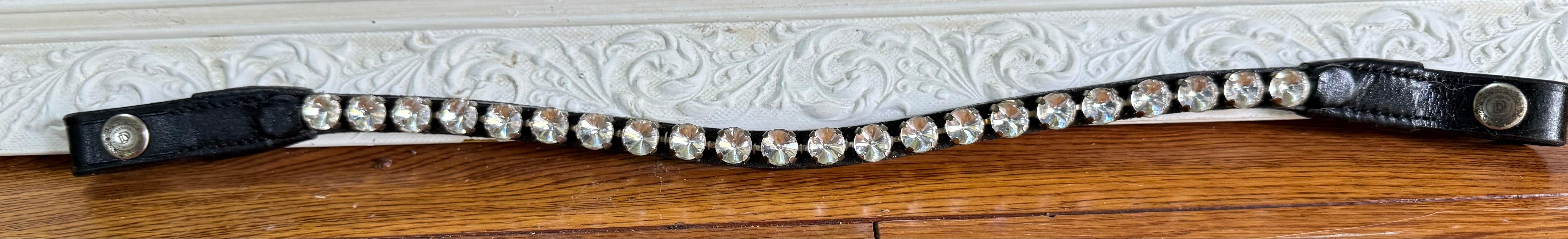 Clear  stellux crystal Bling Browband